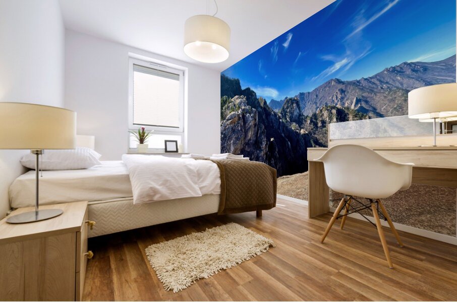 Over the Edge Seoraksan Mural print