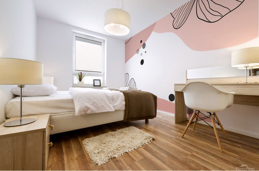 floral art nature pattern floral background desig Mural print