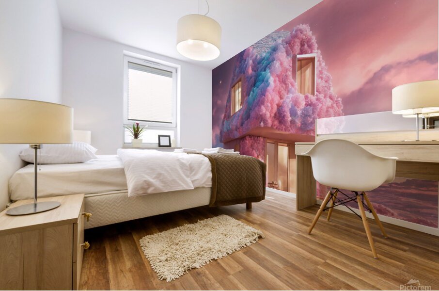 A BEAUTY OF SAFE HOME Mural print