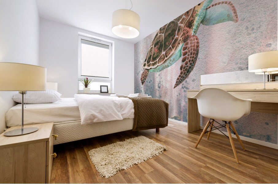 Turtle 115 Mural print