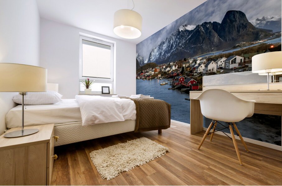 Lofoten Islands Vista in Reine Mural print