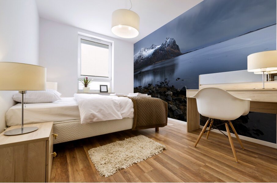 Lofoten Islands Coastline Mural print