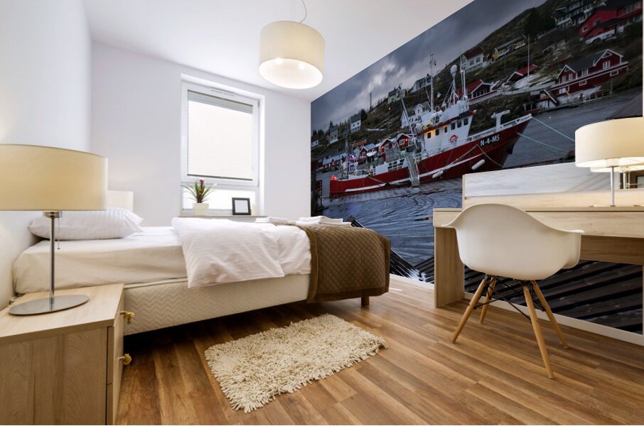 Norwegian Fishing Trawler Mural print