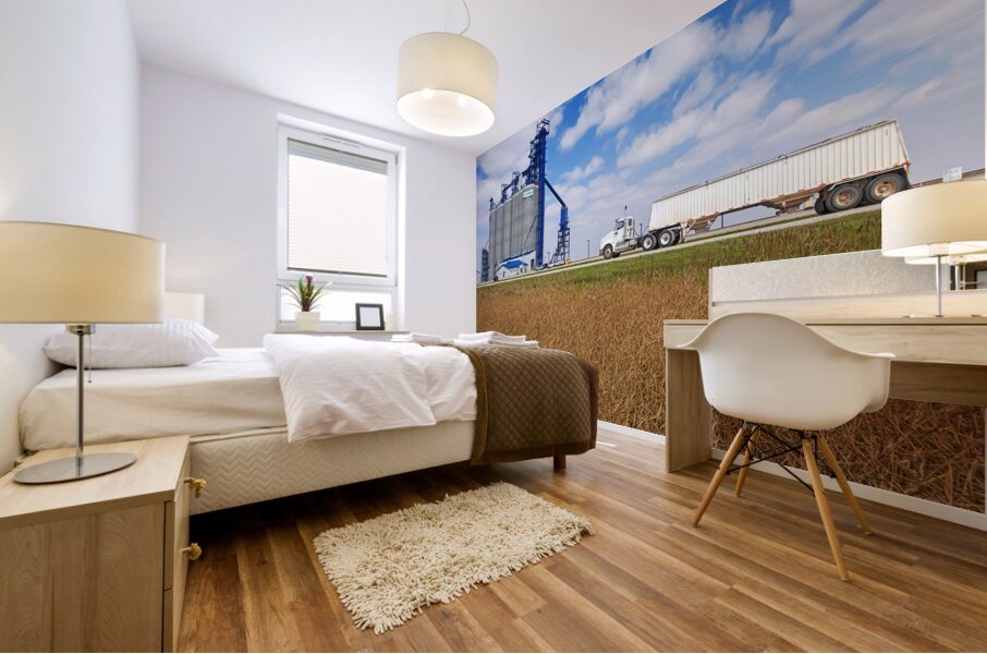 Hauling Crop Mural print