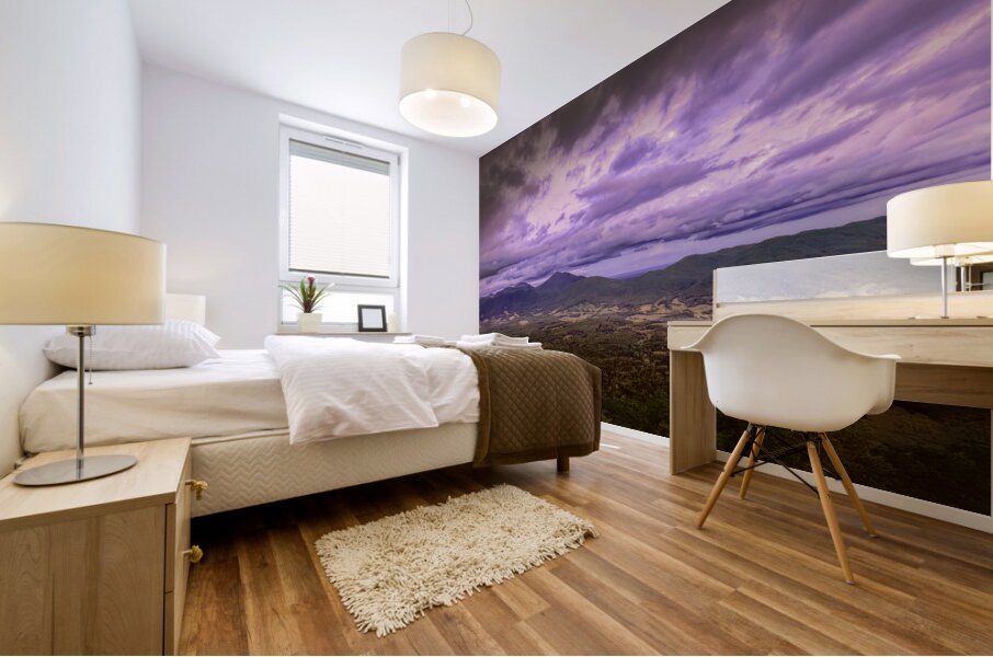 Blue Ridge Parkway Mountains Overlook Mural print