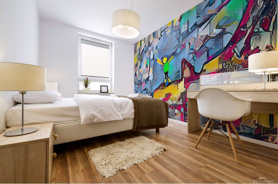 sunny afternoon Mural print