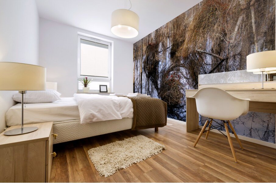 The Golden Triumvirate Mural print