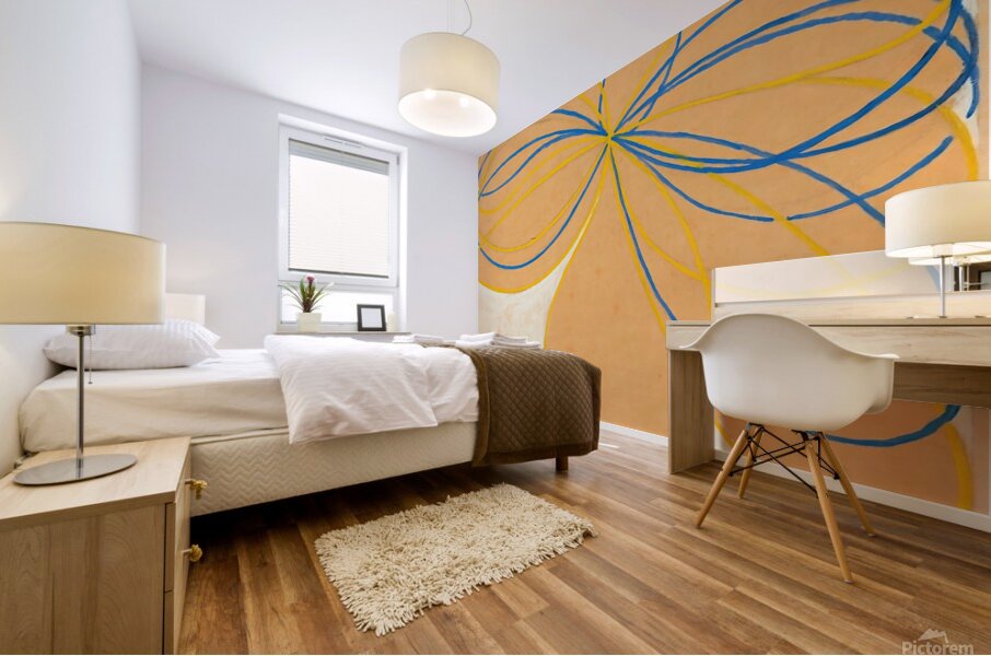 Hilma af Klint - The Seven-Pointed Star No. 1 Mural print