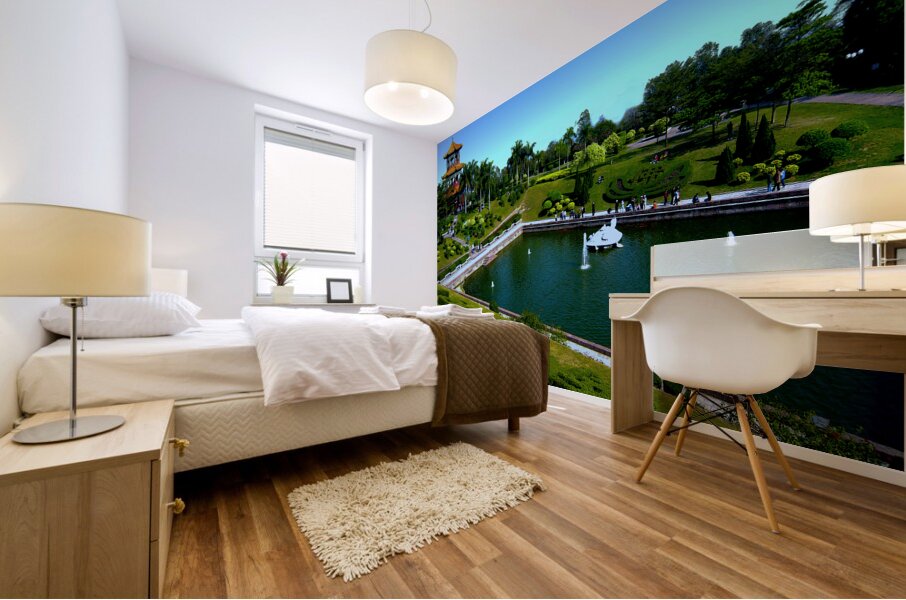 China-NP - Nansha Phoenix Lake Park 11 Mural print