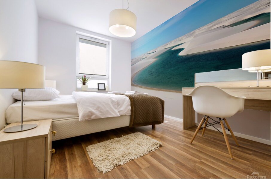 Lencois Maranhenses National Park national park of Brazil located in Maranhao Mural print