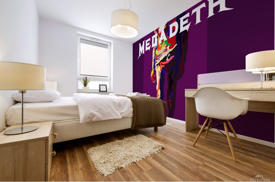 Man In Prisoner -  Megadeth Mural print