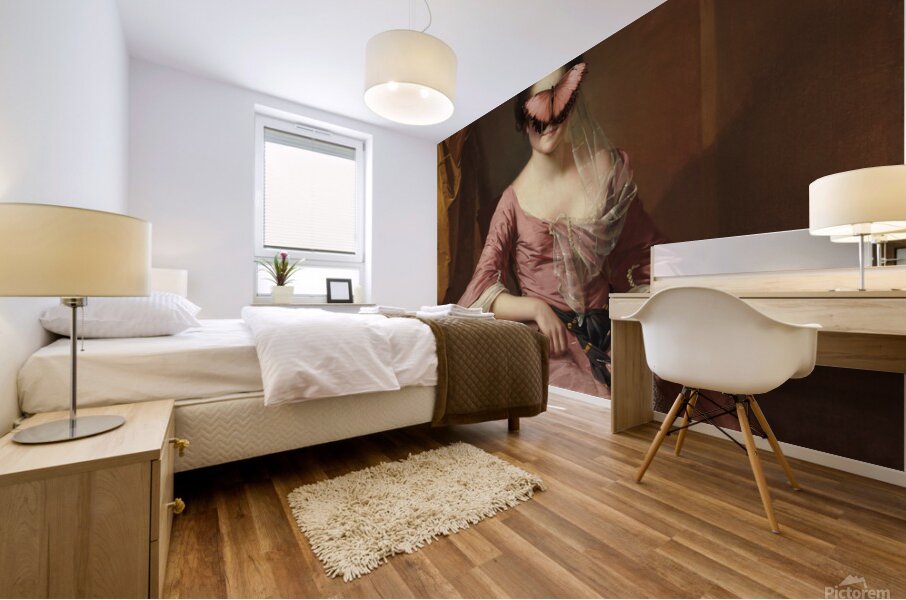 QAC 0029 – Madame Butterfly Rose Gold Mural print