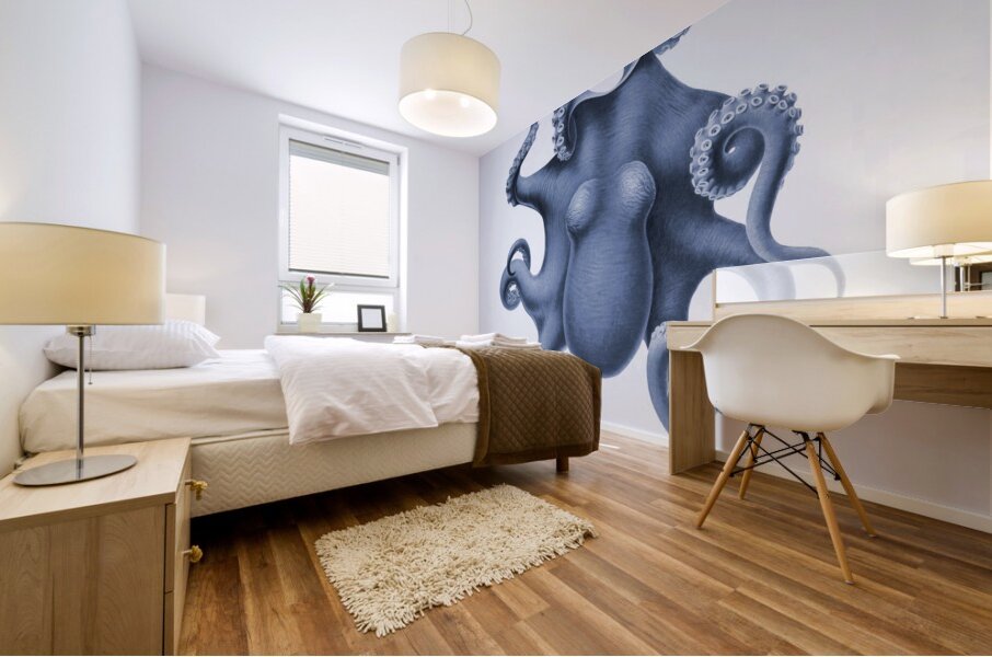 QVT 1030 – Vintage Octopus Illustration Mural print