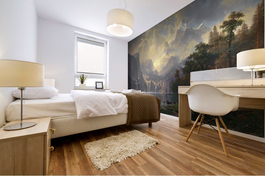 QCL 1081 – Among the Sierra Nevada Mountains  1 Mural print