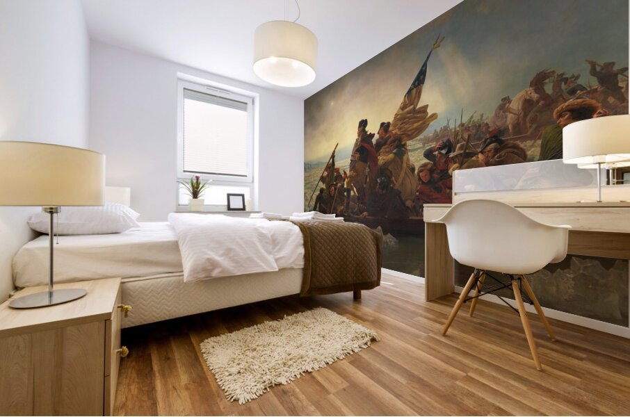 QCL 1072 – George Washington Crossing the Delew Mural print