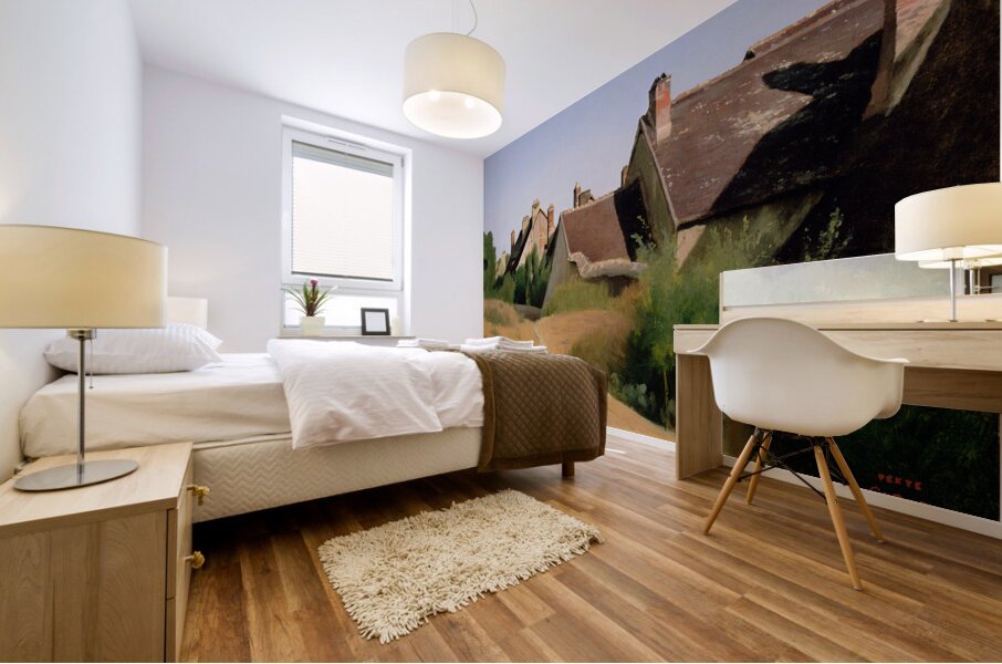 QCL 1097 – Houses near Orleans Maisons aux Envi Mural print