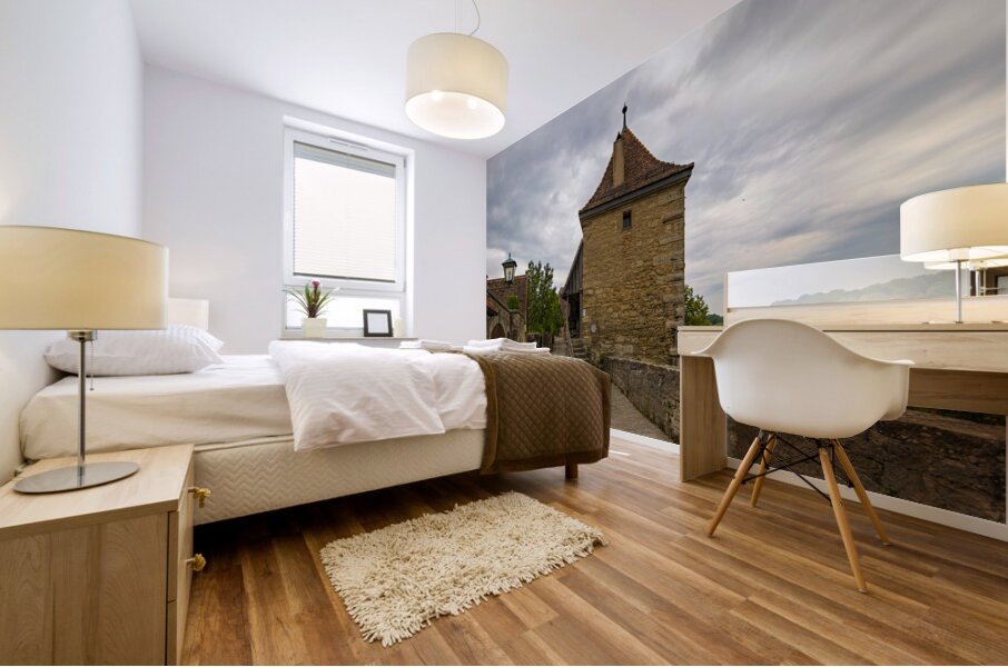 Rothenburg Old City Wall Mural print