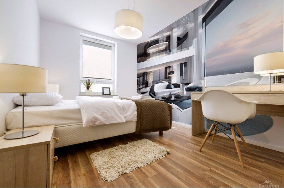 Witness the epitome of modern elegance in this trendsetting image of 2024. Mural print