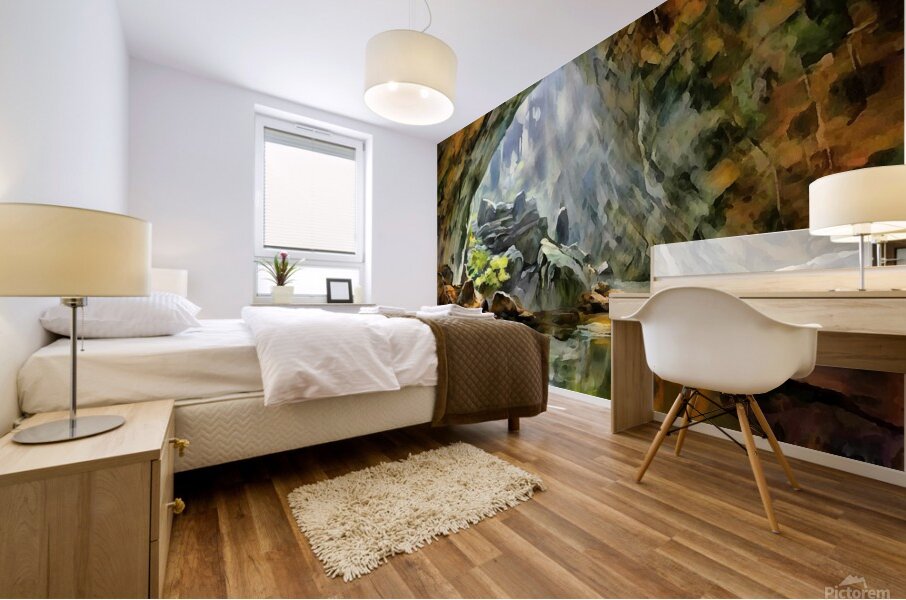 Quang Binh Hang art 1 Mural print