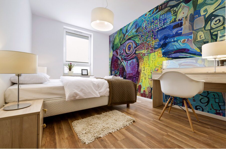 ArtXcl 109 parrot Mural print