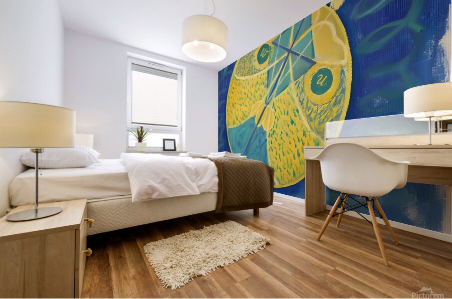 Hilma af Klint - Primordial Chaos No. 7 Group I 1906-1907 Mural print