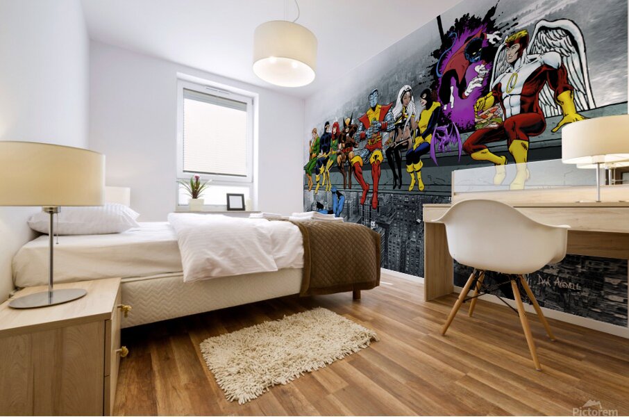  X Men Lunch Atop A Skyscraper Mural print