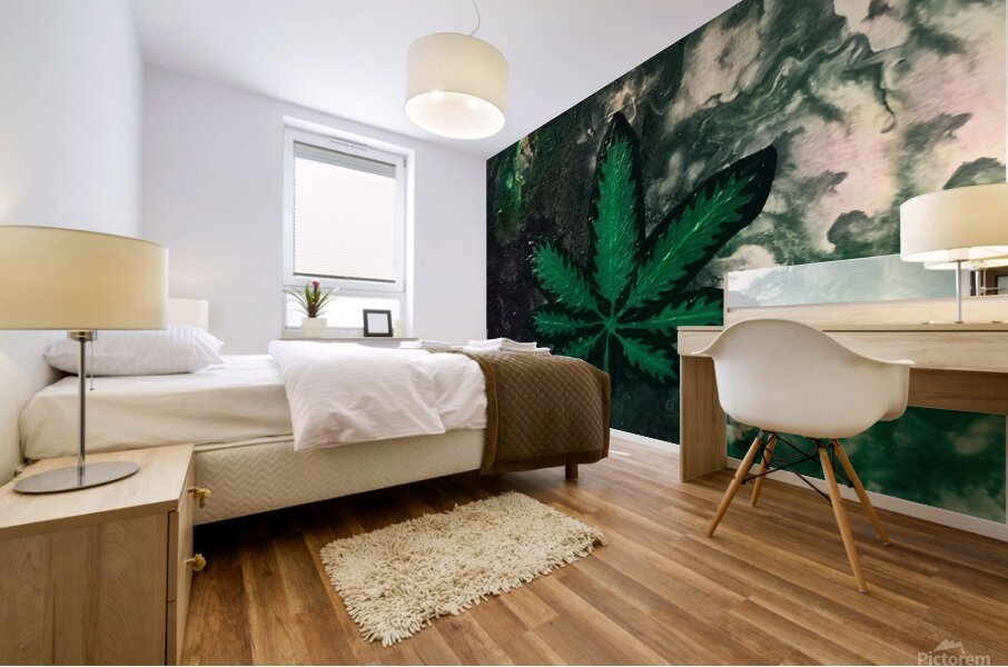 Sweet lemon Haze in Acrylic Mural print