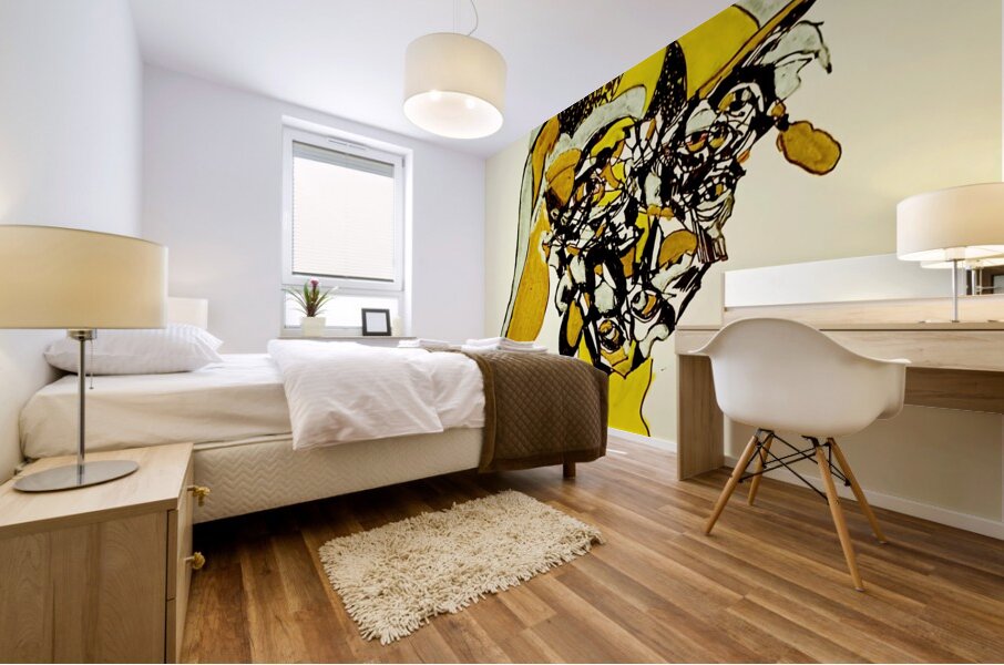 20230213 134039 complicated woman Mural print