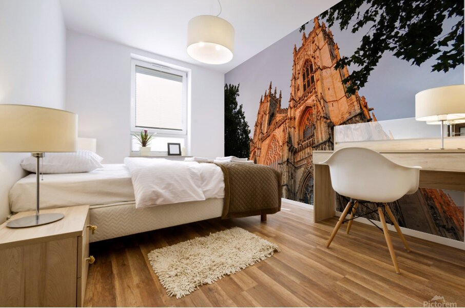 Front of the Minster  Mural print