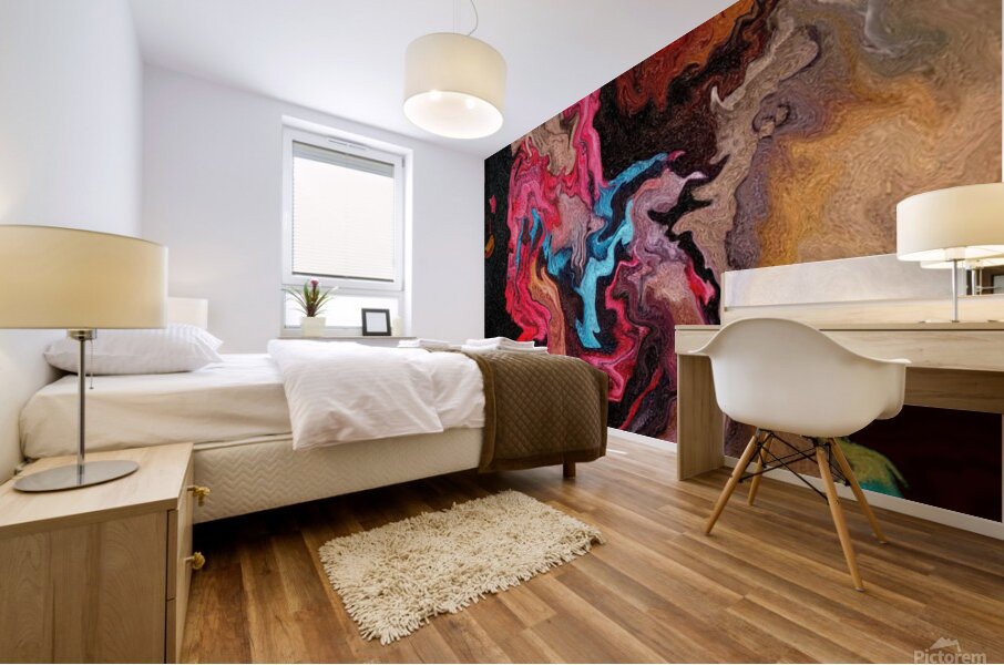 Abstract 79 by Binod Dawadi Mural print