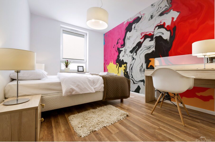 Abstract 57 by Binod Dawadi Mural print