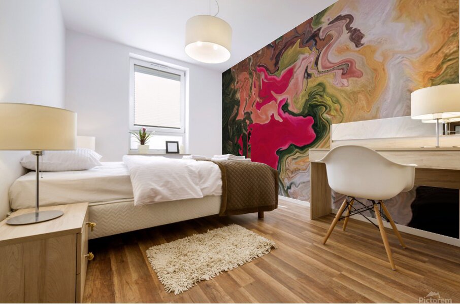 Abstract 53 by Binod Dawadi Mural print