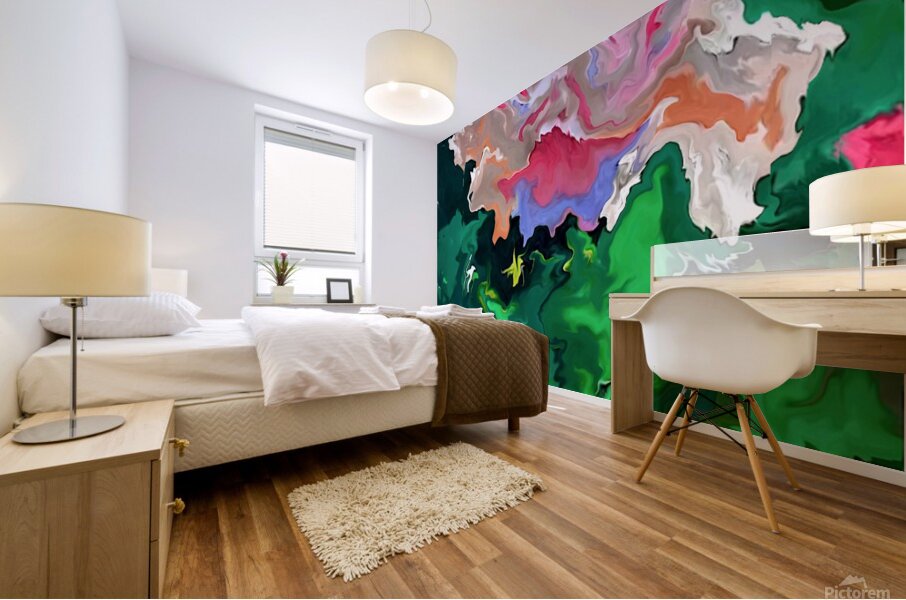 Abstract 35 by Binod Dawadi Mural print