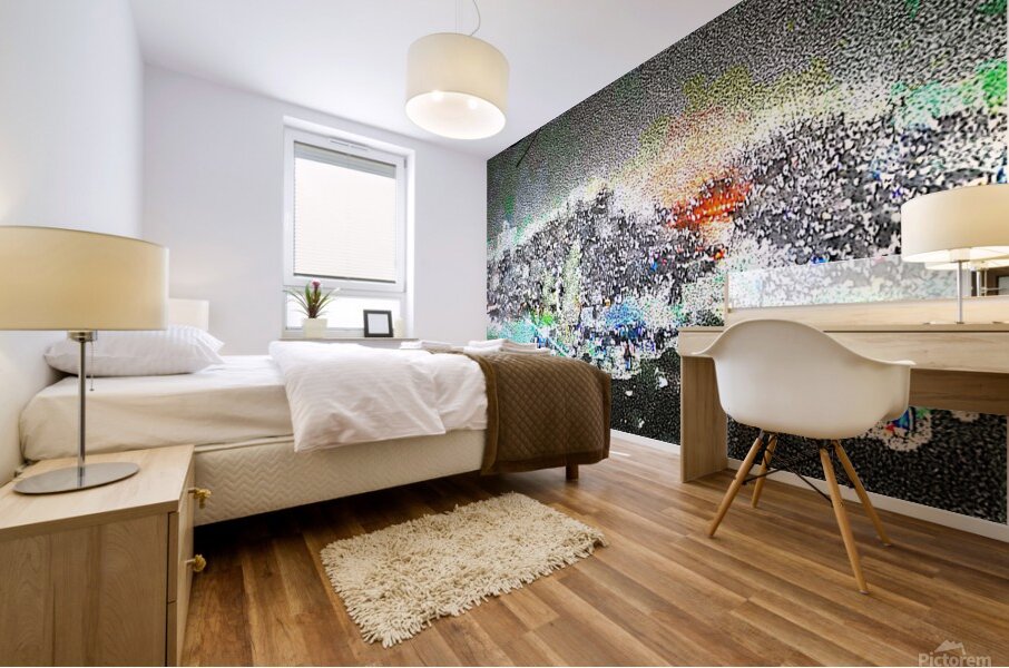 Cityscape by Binod Dawadi Mural print