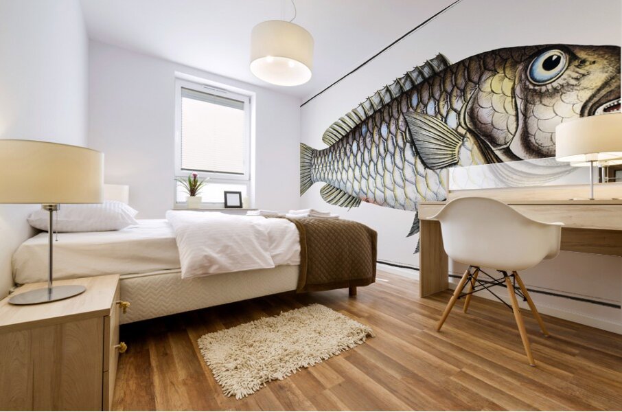 Redtail Parrotfish Mural print