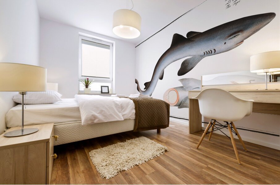 School Shark Mural print