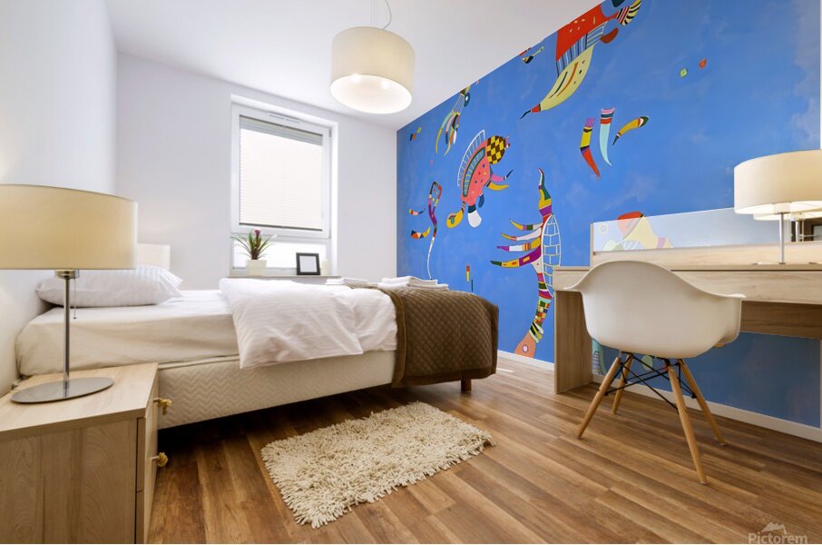 Wassily Kandinsky - Sky Blue 1940 Mural print