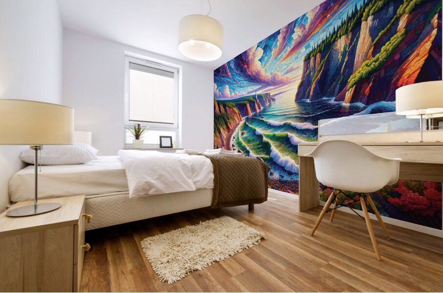 Bay of Fundy Nova Scotia:  Number  1 Mural print