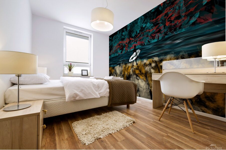 surfer Mural print