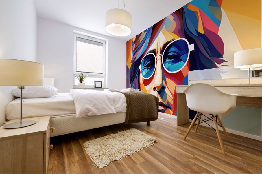 John Lennon Mural print