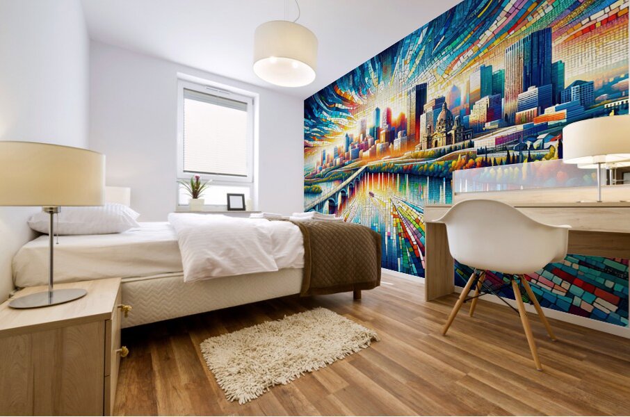 Edmonton Alberta: Number 1 Mural print