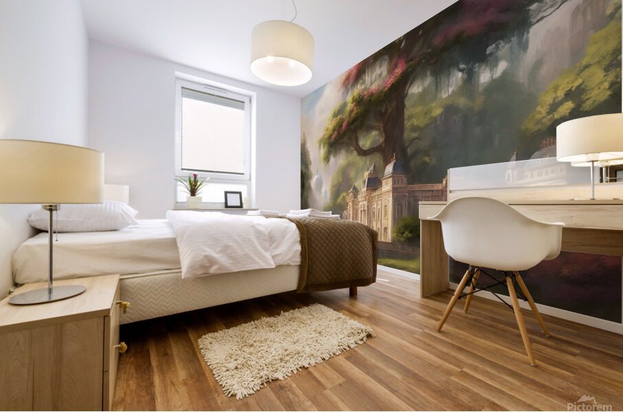 Palace of imagination and beauty Mural print