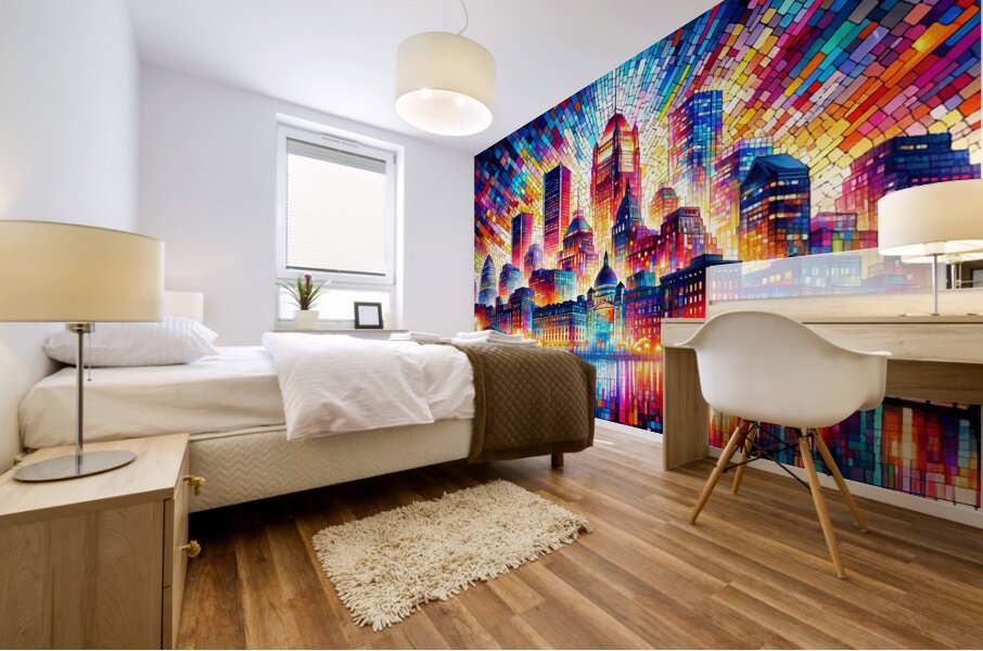 Montreal Quebec:  Number 1  Mural print