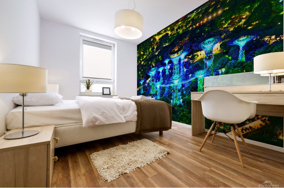Supertree Symphony Singapore Mural print