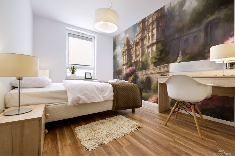 A palace of tranquility and beauty Mural print