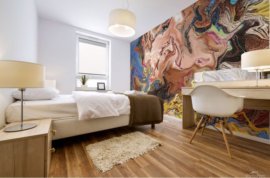 Abstract 323 by Binod Dawadi Mural print