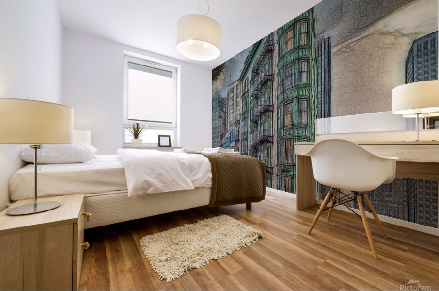 Sentinel Building - San Francisco IMG 4713 Mural print