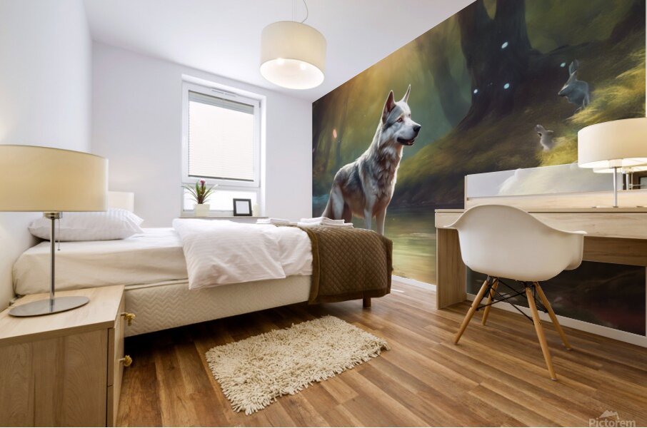 le chasseur  Mural print