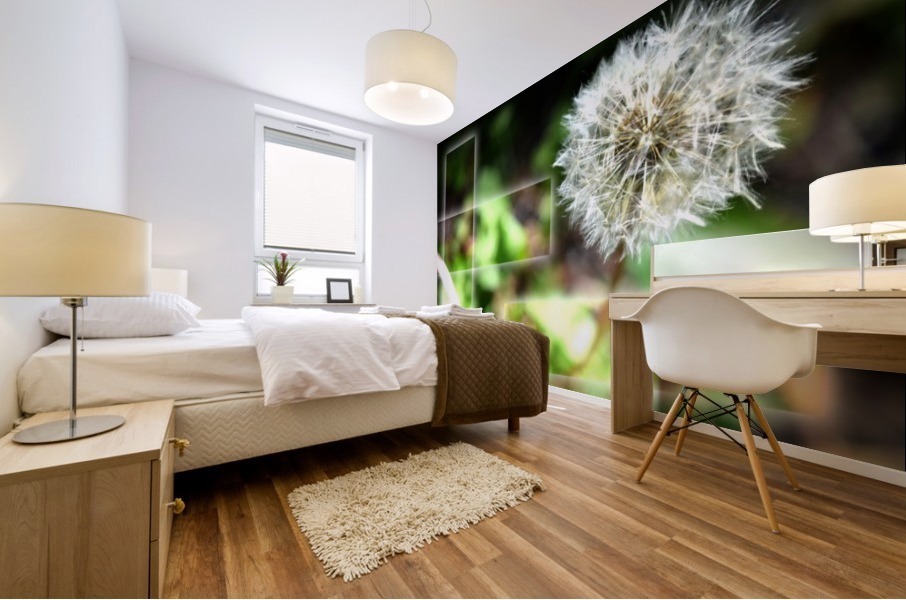 Fragile et résistante Mural print