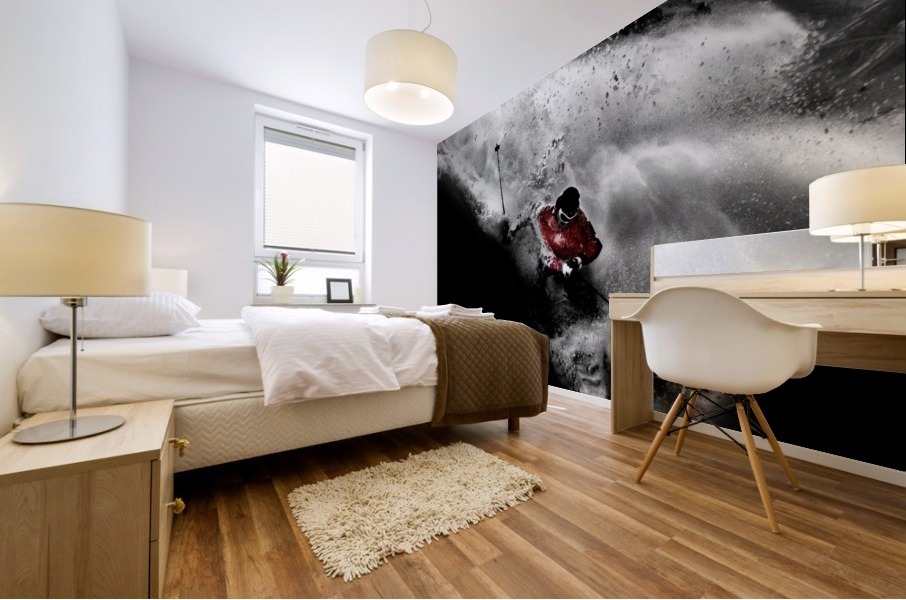 Dark Freeride Mural print
